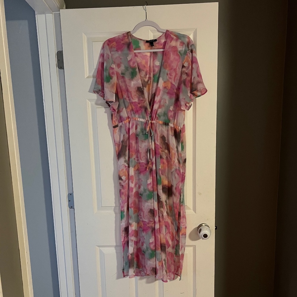 Watercolor light kimono